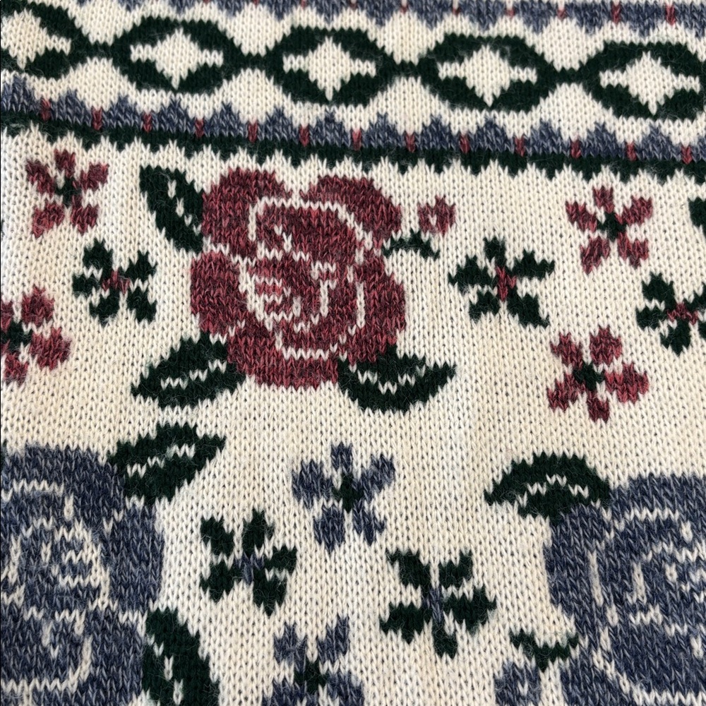 Floral Patterned Sweater - Picture 4 of 4